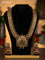 Antique haaram manga pattern with kemp stones and golden beads hanging