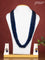 Jaipur multilayer beaded navy blue necklace