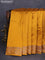 Chiniya silk saree mustard yellow with plain body and woven border