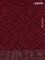Chiniya silk saree maroon with plain body and woven border