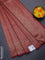 Banarasi semi silk saree maroon with allover thread & zari woven butta weaves and woven border