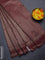 Banarasi semi silk saree deep maroon with allover thread & zari weaves and woven border