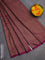 Banarasi semi silk saree deep purple with allover thread & zari weaves and woven border