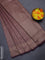 Banarasi semi silk saree wine shade with allover thread & zari weaves and woven border