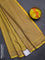 Banarasi semi silk saree yellow with allover thread & zari woven butta weaves and woven border