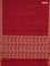 Coimbatore cotton saree maroon with allover self emboss and thread woven border