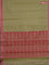 Coimbatore cotton saree light green and pink with allover self emboss and thread woven border