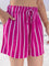 Pink Stripes Modal Shorts