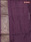 Banarasi uppada silk saree pastel lavender with allover zari woven brocade weaves and zari woven border