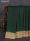 Banarasi georgette saree green and elaichi green with allover woven buttas and woven border