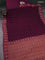 Banarasi crepe saree purple and pink with woven buttas and woven border