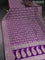 Banarasi uppada silk saree purple with allover zari woven brocade weaves and zari woven border