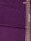Banarasi uppada silk saree purple with allover zari woven floral brocade weaves and zari woven border
