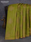 Banarasi tussar silk saree light green and wine shade with thread & zari woven buttas and woven border