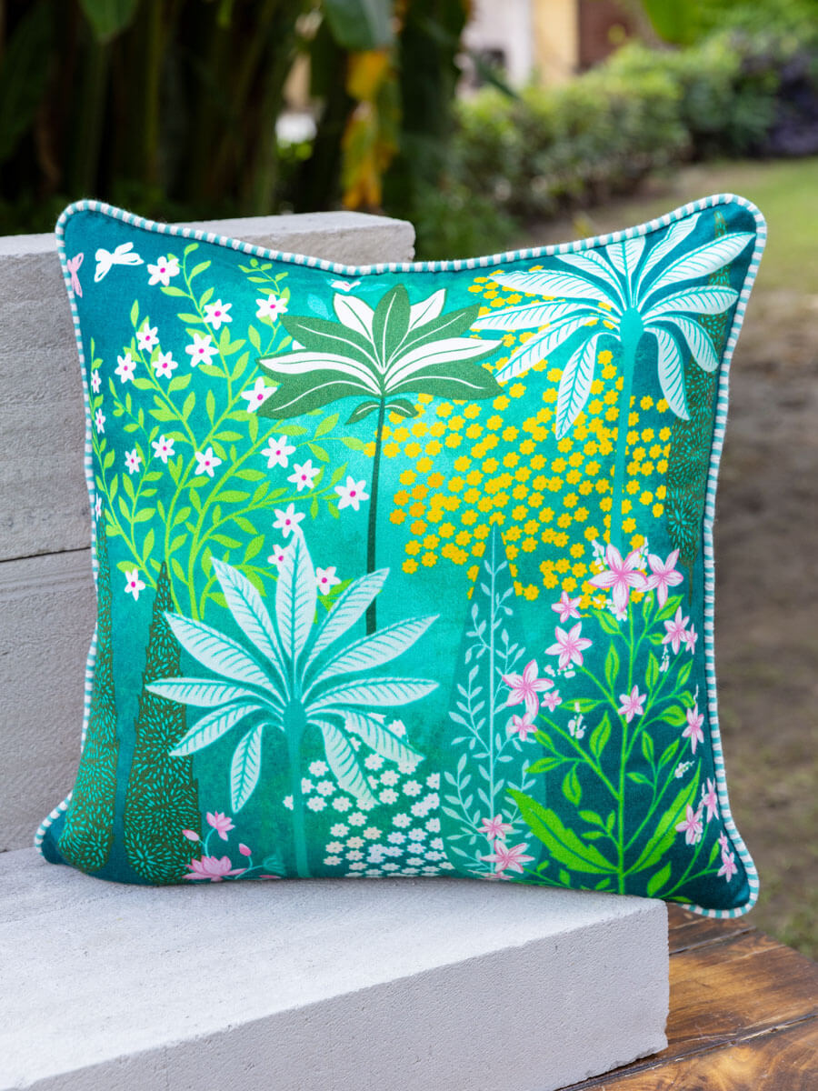 Gulmarg Cotton Cushion Cover - 18 Inch
