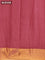 Bhagalpuri saree deep maroon with allover bandhani prints and zari woven border