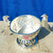 German Silver Bowl With Parrot Design Chandan Bowl Diameter - 6.5 Inches