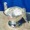 German Silver Bowl With Parrot Design Chandan Bowl Diameter - 6.5 Inches