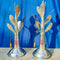 German Silver Tree, Banana Tree, German Silver Decorative Tree (Pack of 2 Pcs)