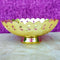 Gold Coated Fruit Bowl, Handcrafted Decorative Bowl, Gift items (Dia 10 Inches)