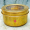 Brass Box, Masala Box, Stroge box, Dabba, Gift Item (Dia 6 Inches)