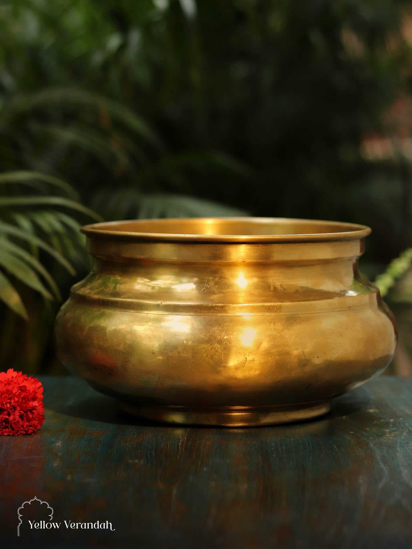 Vintage Brass Planter