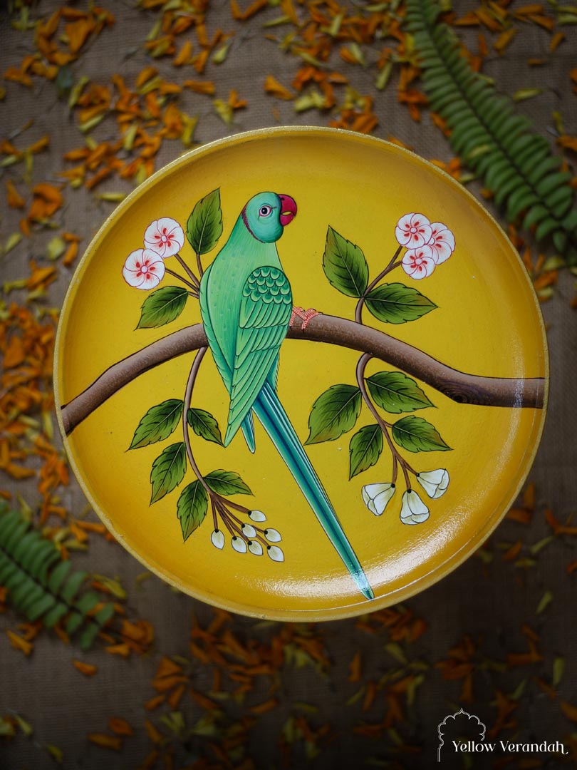 Pichwai Handpainted Wall Plate - 10