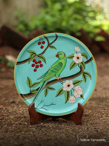 Pichwai Handpainted Wall Plate - 10"