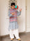 Set of 3 - Hrishi Organic Cotton Long Kurta with Jacket
