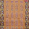 Bengal cotton saree rust shade and brown with allover ikat weaves and thread woven border without blouse