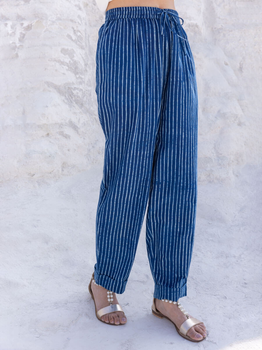 Neela Cotton Folded Trousers