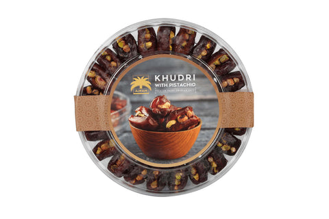 Khudri Dates Stuffed With Pistachio | Premium Saudi Arabian Dates