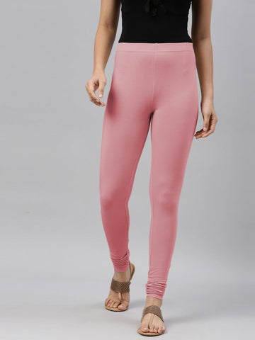 Dusty Rose Cotton Stretch Churidar