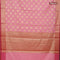 Banarasi kota saree light pink and pink with zari woven buttas and zari woven border