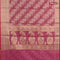 Banarasi kota saree dark pink and maroon with allover thread & zari weaves and zari woven border