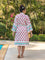 Laila Block Printed Luxury Cotton Bath Robe