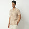 Camp Collar Half Sleeve Short Length Relaxed Fit Cuban Printed Shirt
