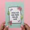 Mirror Card for Mom -Gujarati