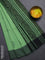 Bengal soft cotton saree pista green and black with allover butta weaves and simple border