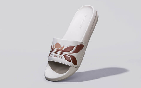 Breather Slides (Men Exclusive) : Grey-Brown