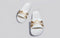 Breather Slides (Women Exclusive) : White-Gold