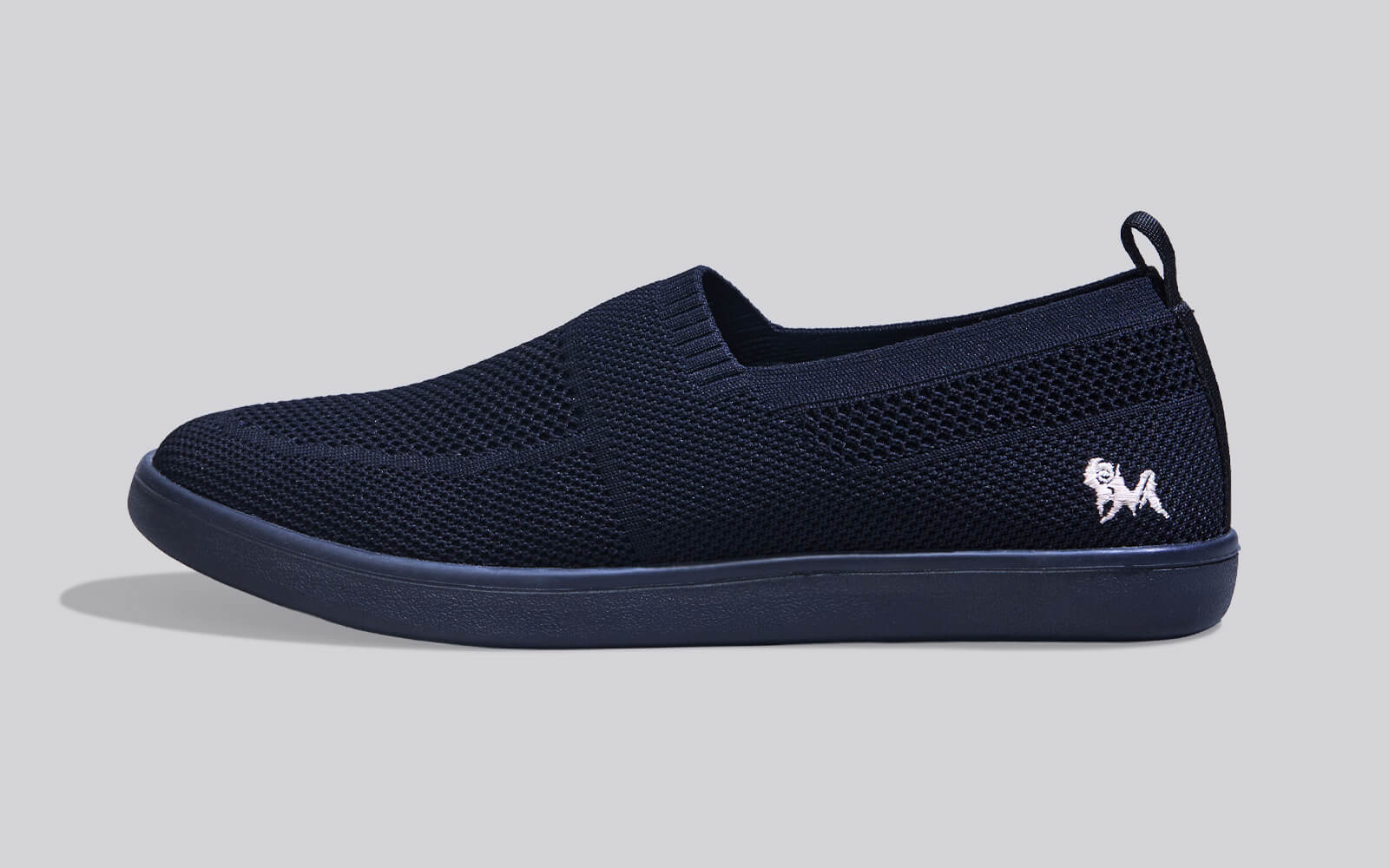 Casual Ease Slip Ons : Black
