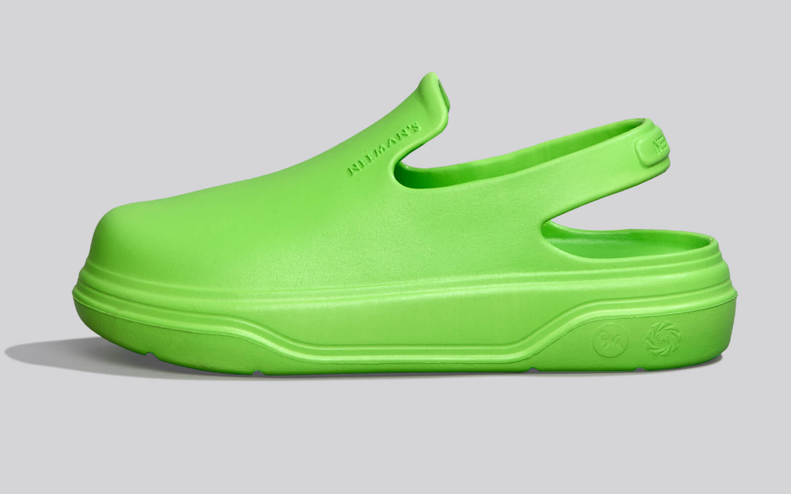 Cushers Clogs For Women : Neon Green