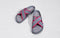 Cross Knit Sandals : Grey