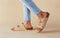 Cork Sandals : Rich Cream