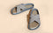 Ethnic Cross Strap Sandals : Grey