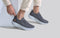 Max Cushy Slip Ons : Grey