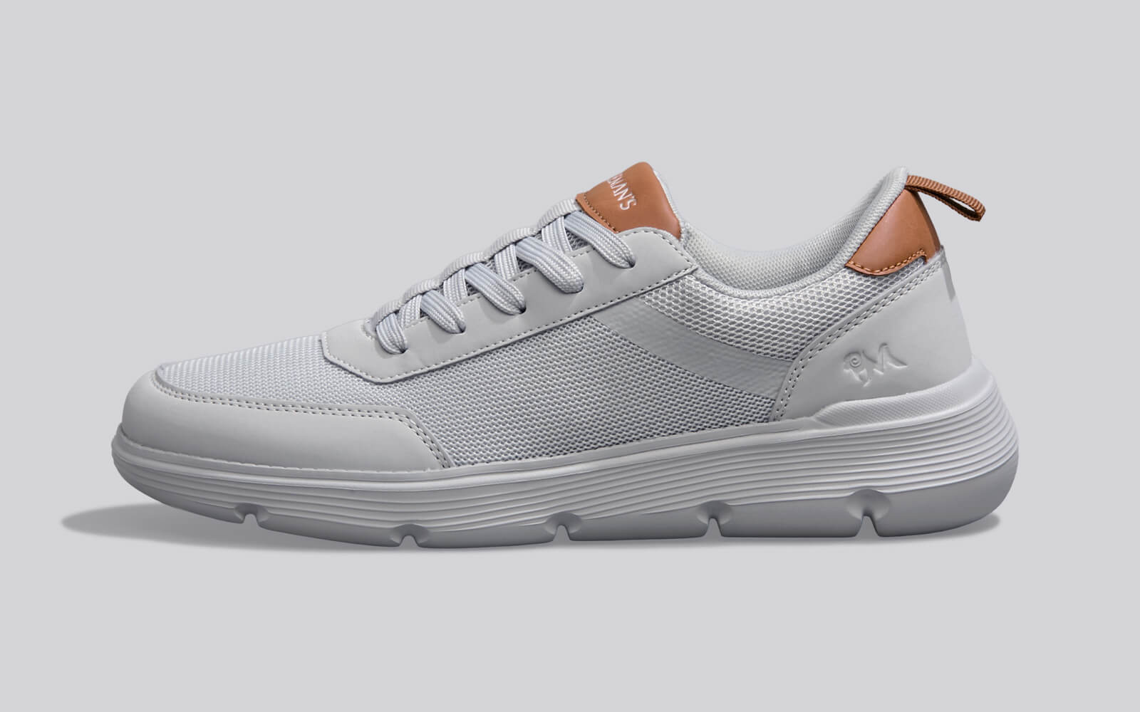 Melange Dress Sneakers : Grey