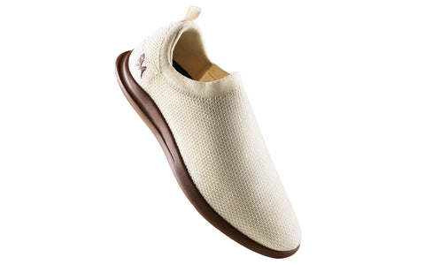 ReLive Knit Slip Ons : Tusk Ivory / Brown Sole