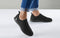 ReLive Knit Slip Ons : Hale Black